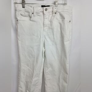 2/$30 Banana Republic Slim‎ Butterly White Jeans-(#1,419)